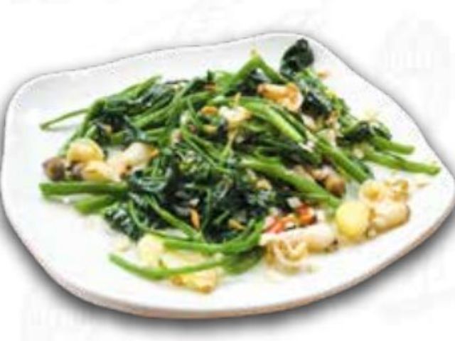 Nhà hàng Vịnh Xanh_Ốc móng tay xào rau muống_menu_image