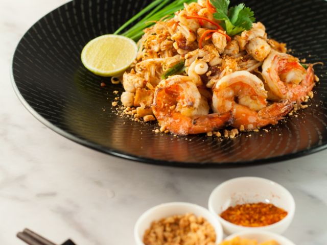 ANH TUKK Modern Thai Cuisine_Seafood & tofu 'Pad Thai', bean sprouts, tamarind sauce_menu_image