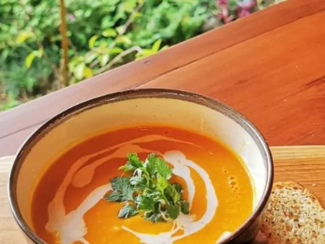 Fancy Cup Café ubud_Pumpkin soup_menu_image