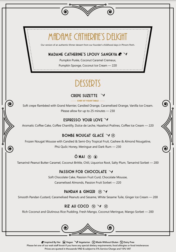 The Pepper tree  Restaurant - Le Veranda_menu_picture