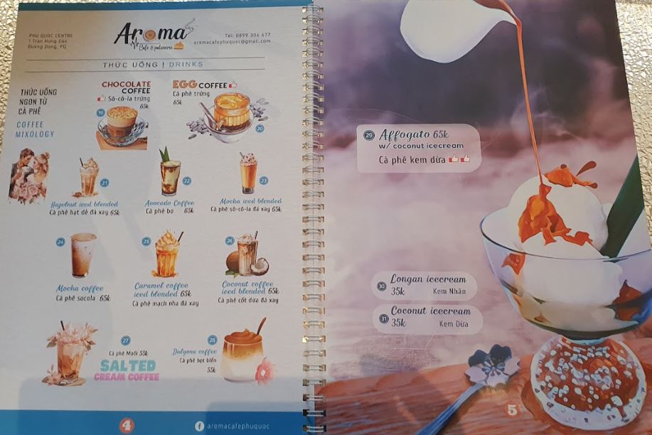 Aroma Cafe - phu quoc centre_menu_picture