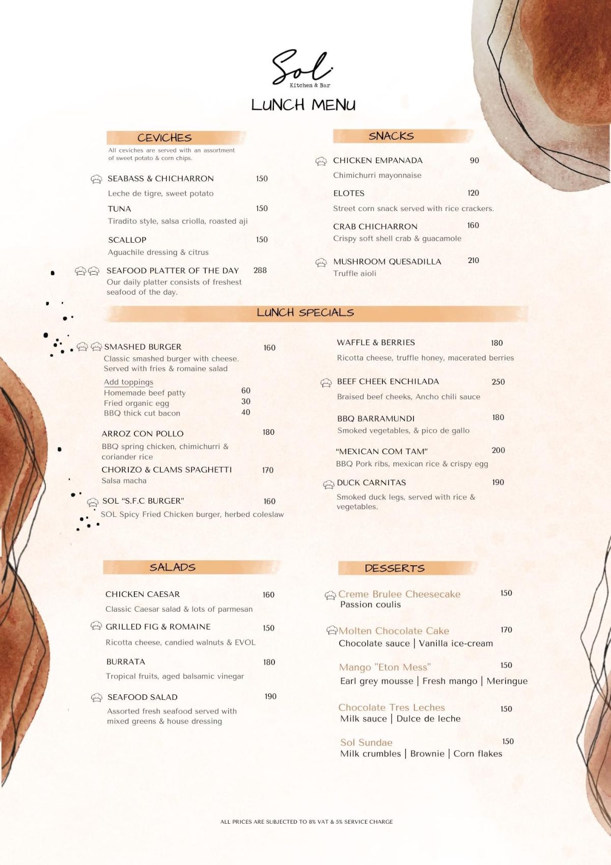 Sol Kitchen & Bar_menu_picture