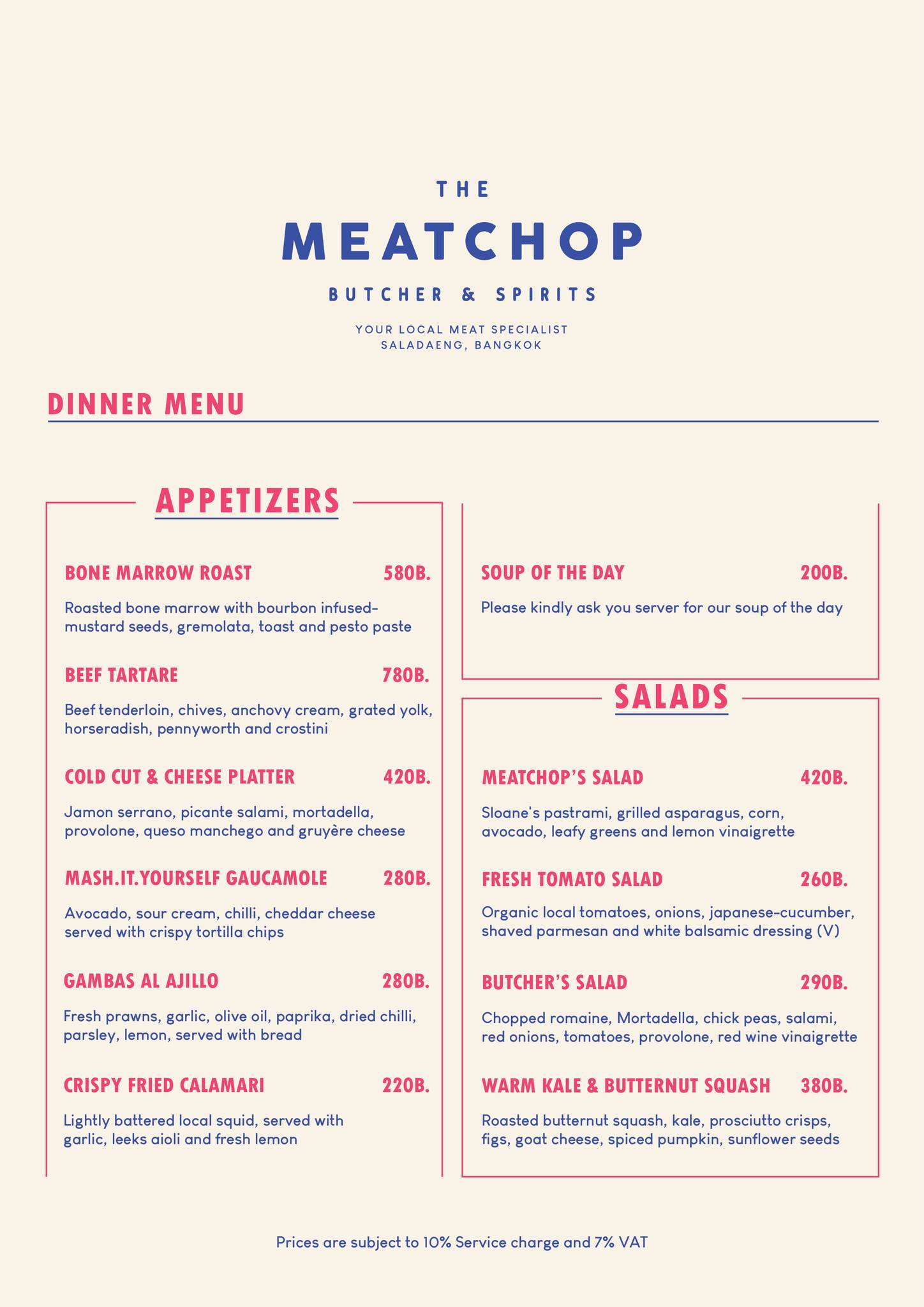 The Meatchop Butcher&Spirits_menu_picture