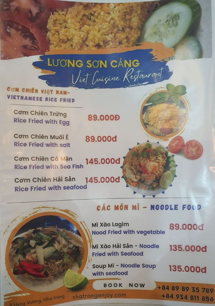 Nhà hàng Lương Sơn Cảng_menu_picture