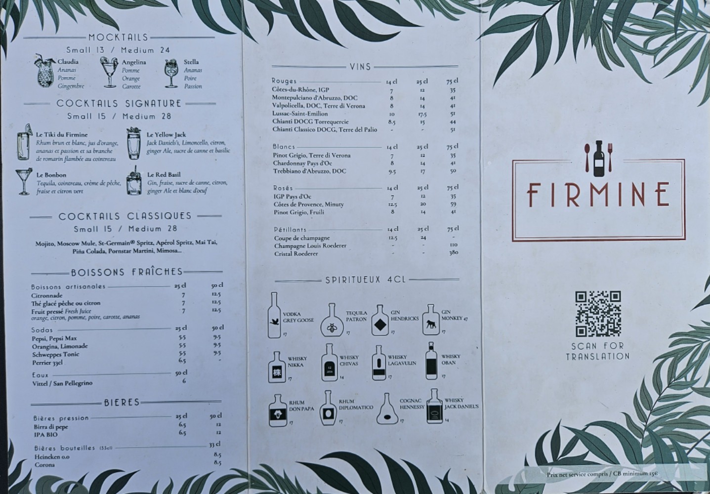 Firmine_menu_picture