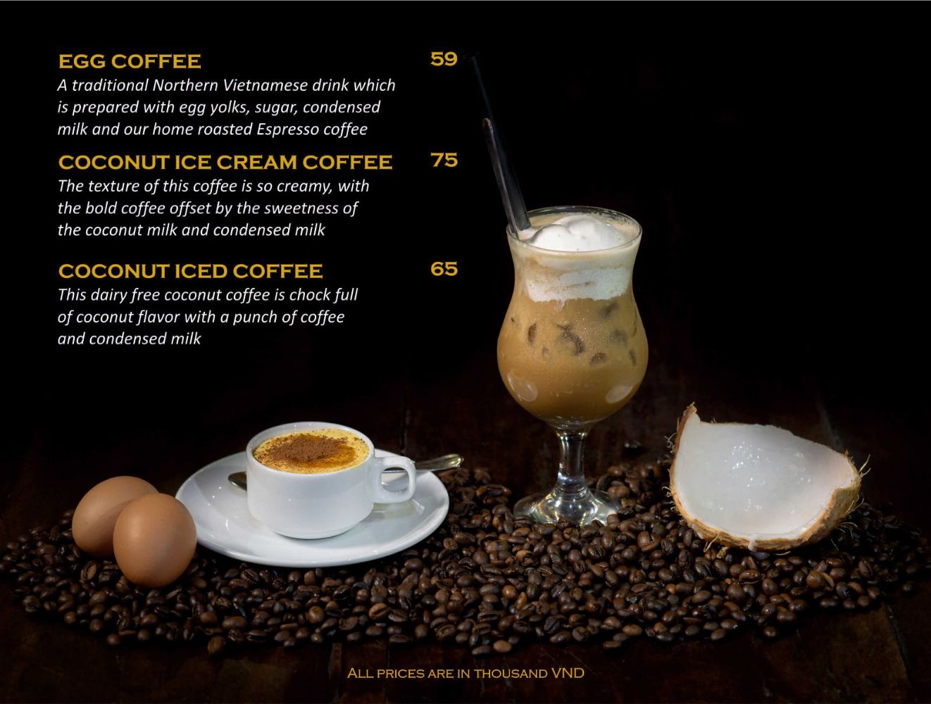 Hoian Roastery espresso&coffee House_menu_picture