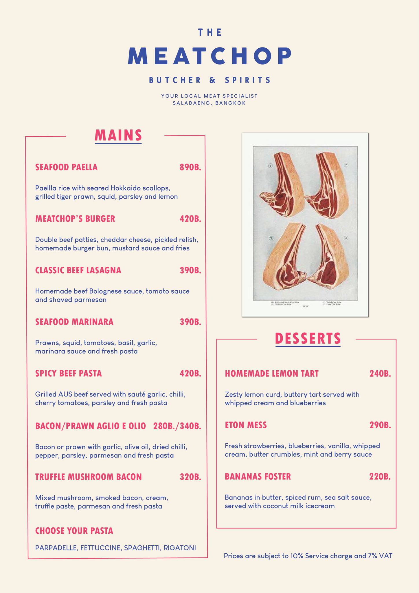 The Meatchop Butcher&Spirits_menu_picture