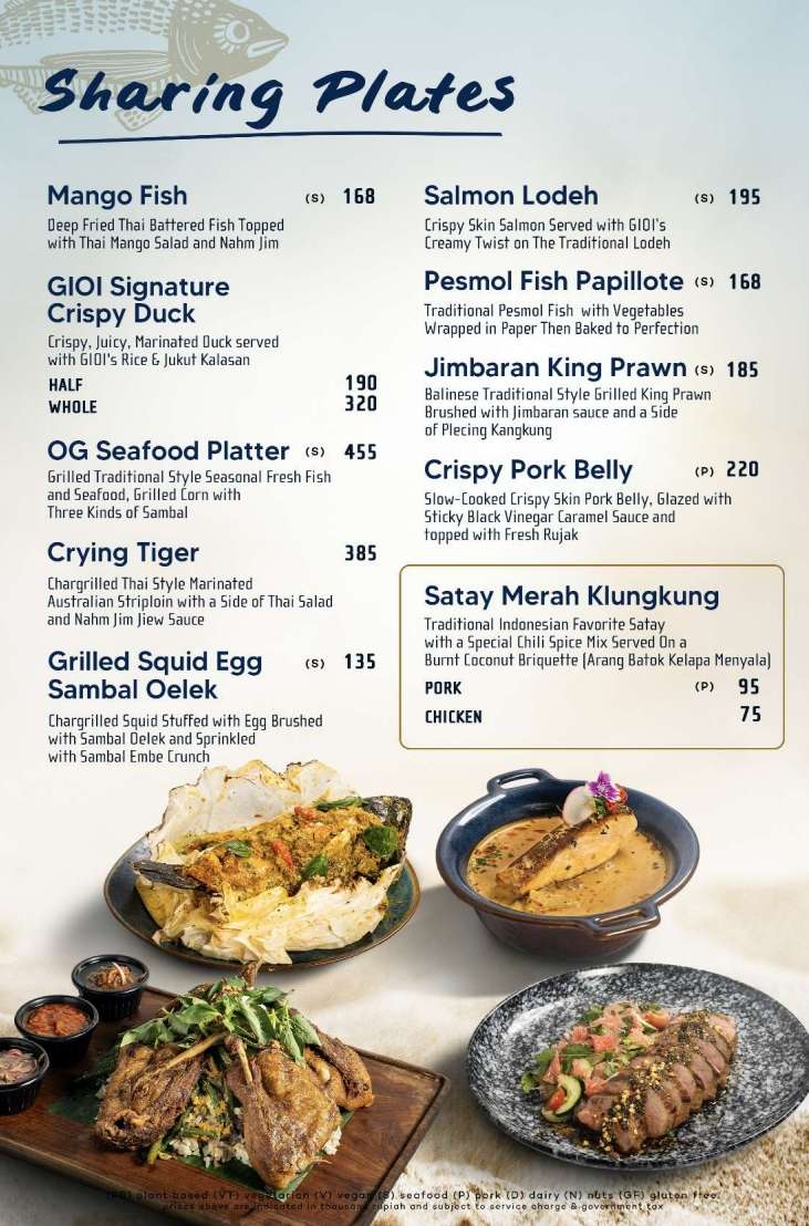 GIOI Ocean Gourmet_menu_picture