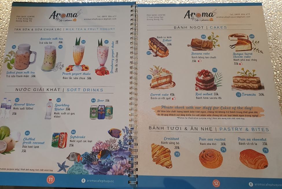 Aroma Cafe - phu quoc centre_menu_picture