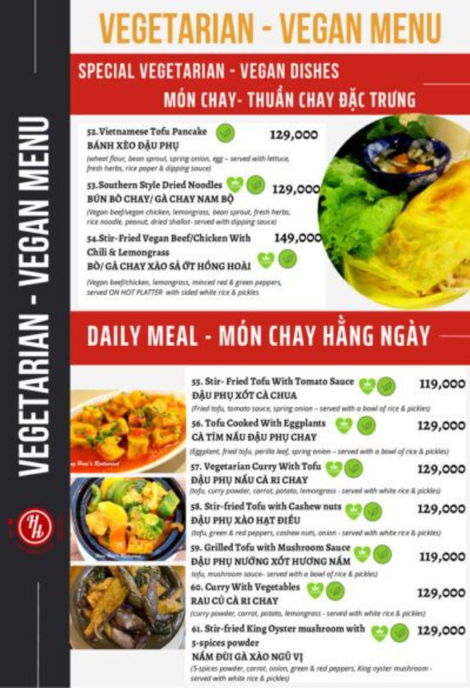 Hong Hoai's Restaurant_menu_picture