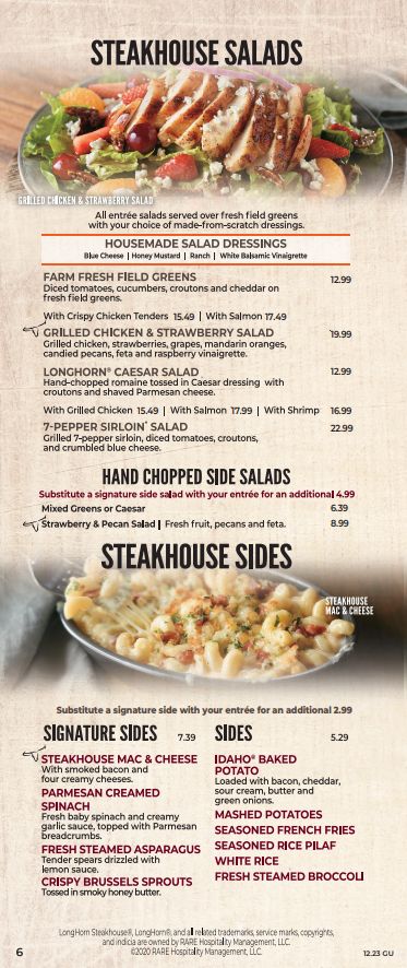 LongHorn Steakhouse_menu_picture