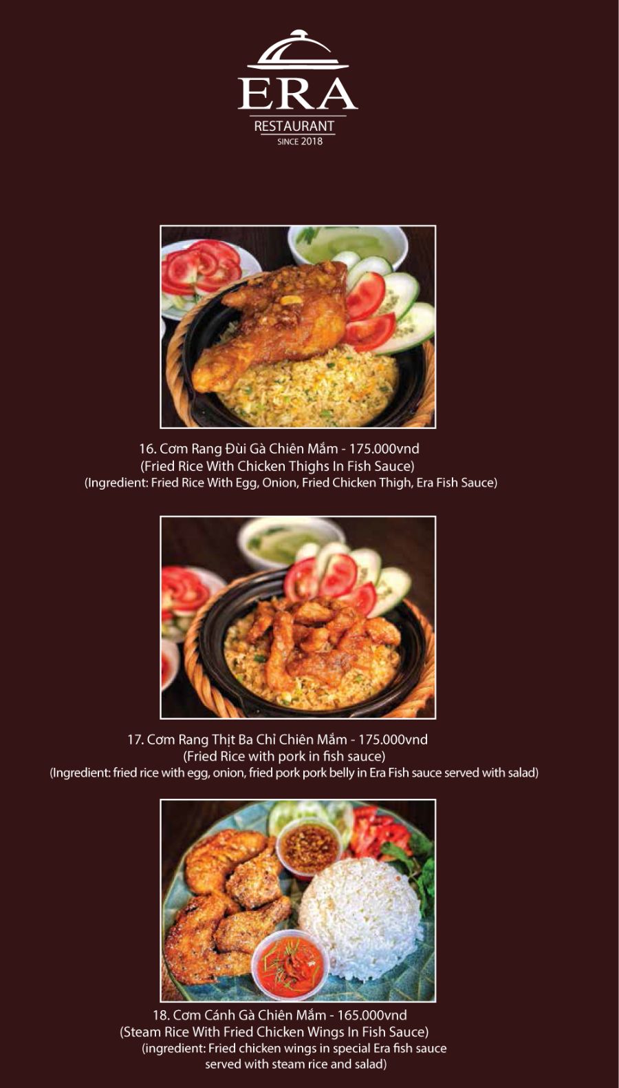 Era Restaurant_menu_picture