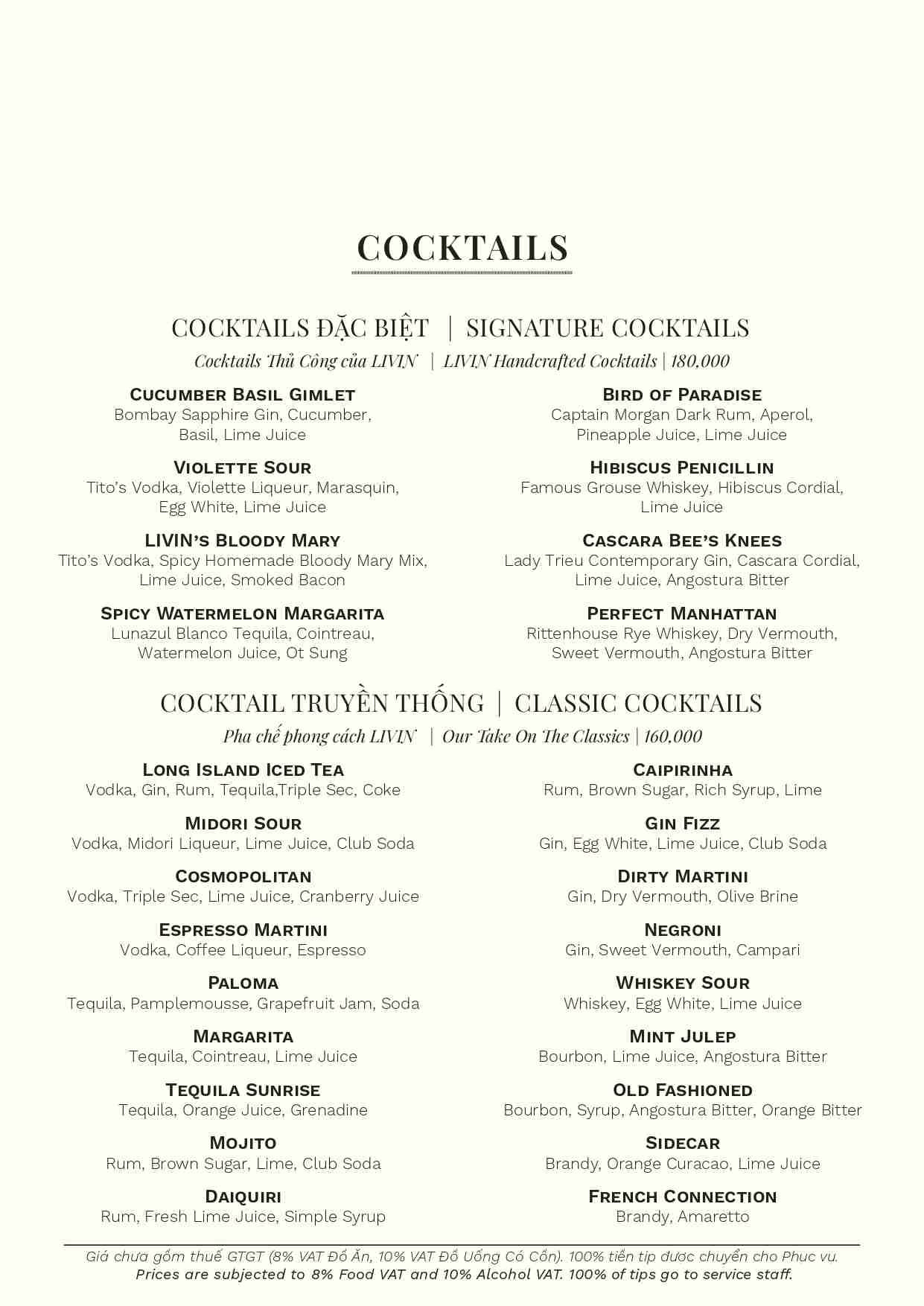 LIVIN - Nha Trang_menu_picture