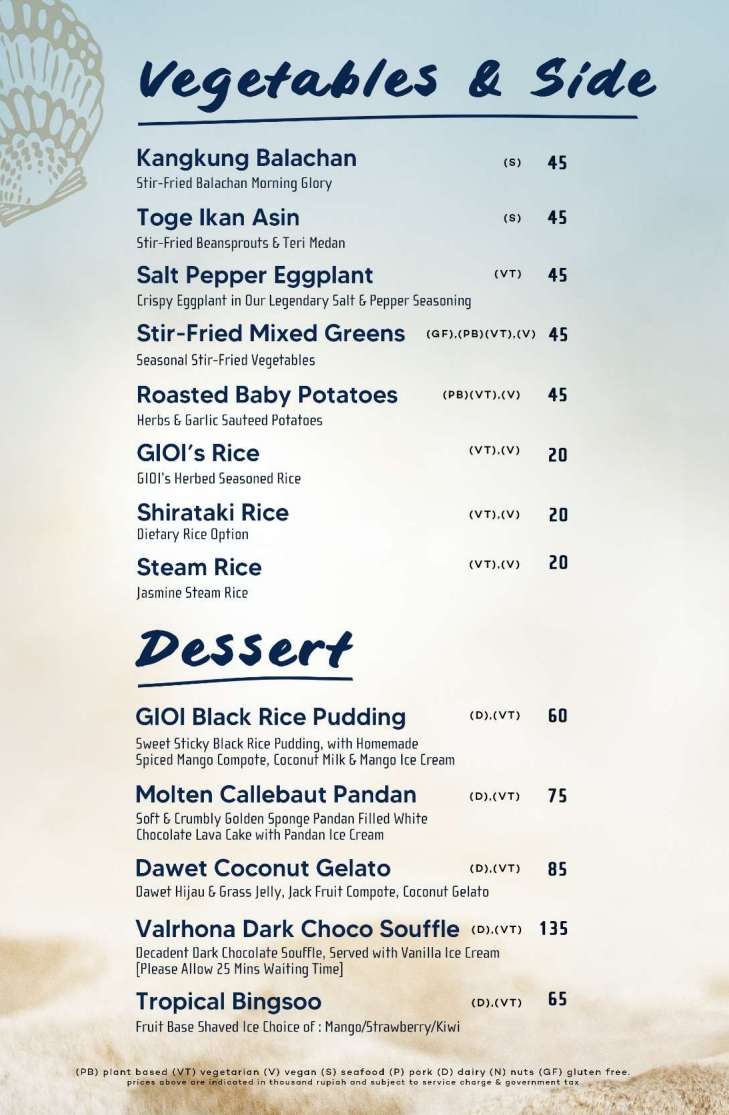 GIOI Ocean Gourmet_menu_picture